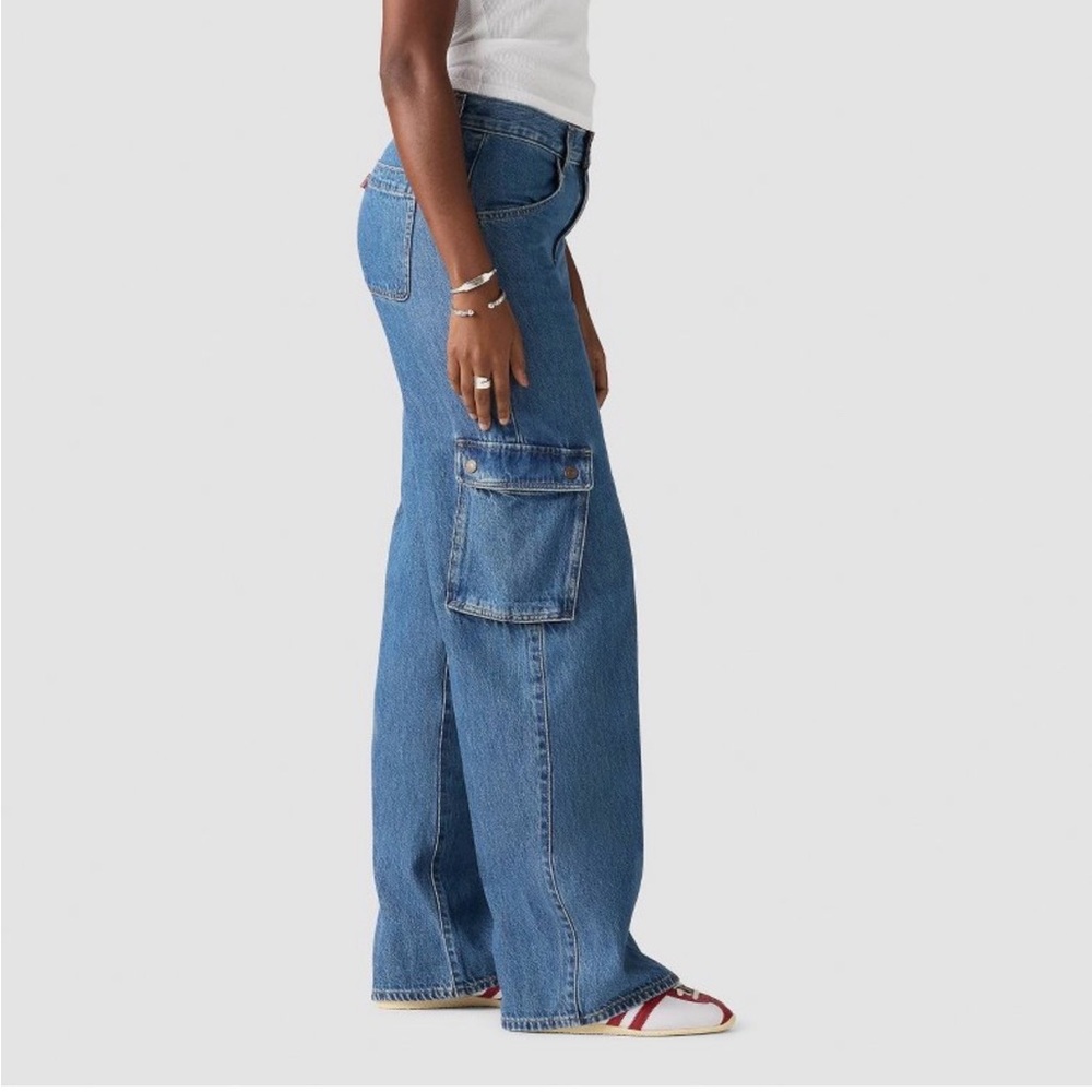 Levi's super low loose jeans- - all overblue 30 NWT - Picture 2 of 7